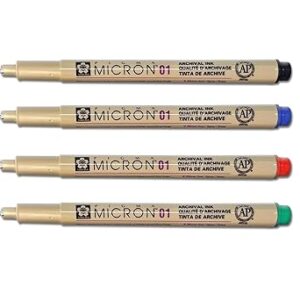 Pigma Micron 01 Bible Note Pen Kit (Set of 4)