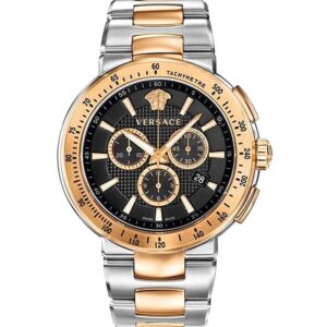 Versace Rose Gold Mystique Chronograph Watch